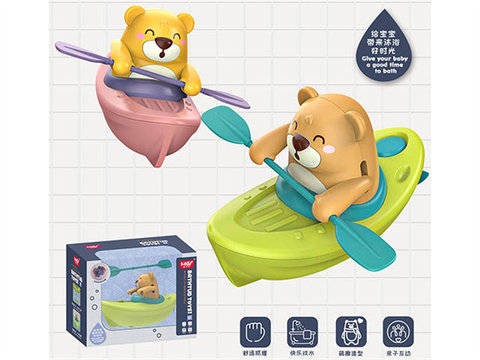 Bathroom electric cartoon bear boat