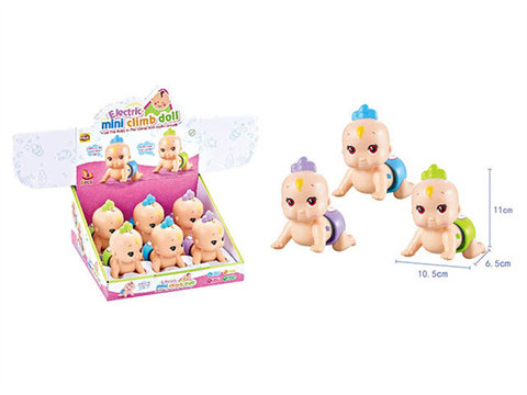 Educational electric music climbing baby