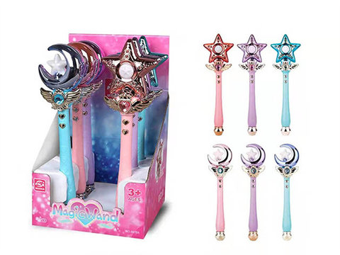 Girl sound and light music crown electric magic wand
