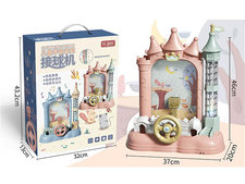 电动早教接球城堡游戏机(灯光音乐)