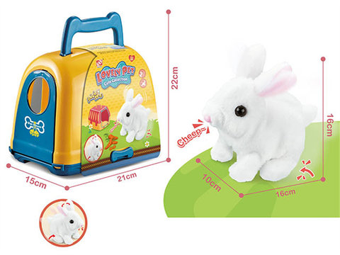 Plush toy electric rabbit set