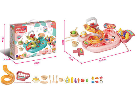 Electric dishwasher for children's water park toys