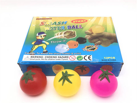 Colorful box of 12 pcs and 1 box of tomatoes venting water polo