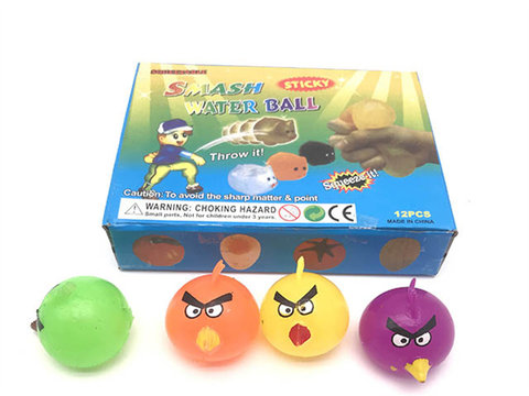 Colorful box Angry Birds vent Water Polo 12 pieces in 1 box
