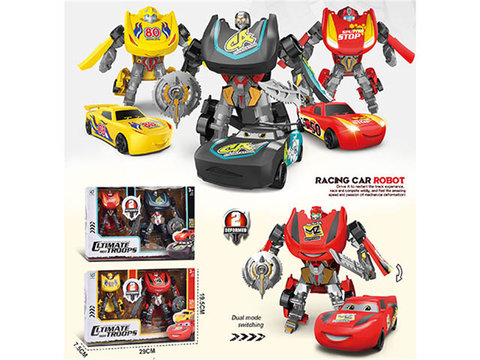 Luxury car transformation robot