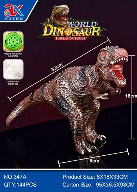 Tyrannosaurus rex cotton filled tape IC