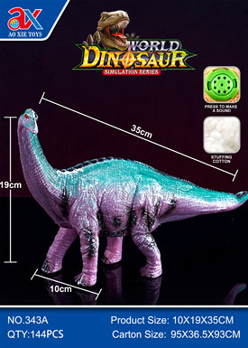 Brachiosaurus cotton filled tape IC