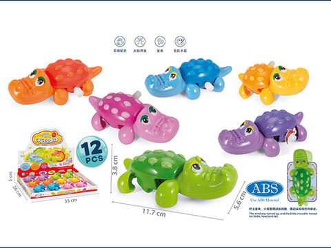 Chain cartoon little crocodile