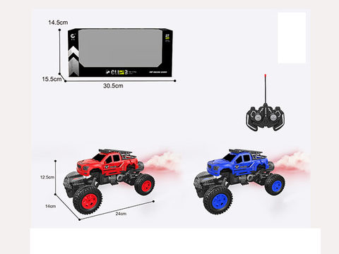 1:16 27MHz remote control 6 pick-up truck police car climbing car (excluding electricity)