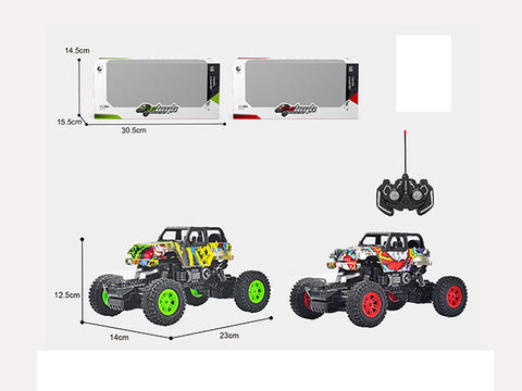 1:16 27MHz remote control 5 herders graffiti climbing car does not include electricity)