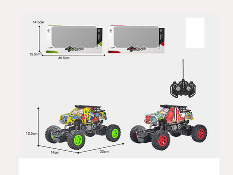 1:16 27MHz remote control 5 pickup graffiti climbing car does not include electricity)