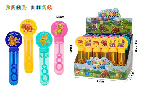 Dinosaur round bubble stick
