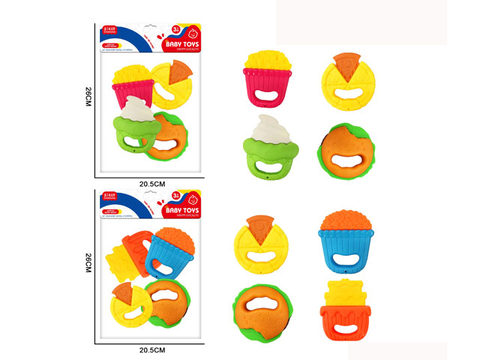 4-piece baby rattler teethgel