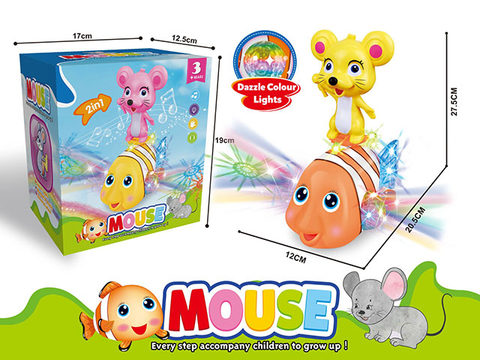 Cartoon Mouse Yellow Orange 2 Color