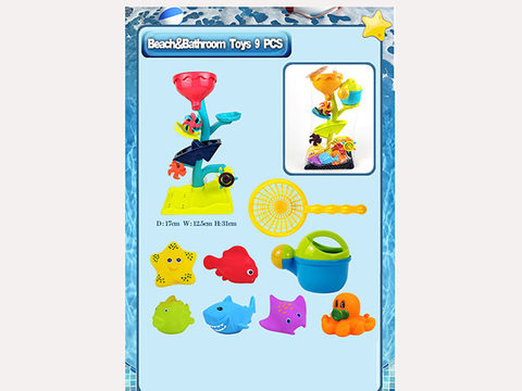 Multifunctional beach playing toy