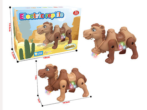Electric crawling camel with lights and music