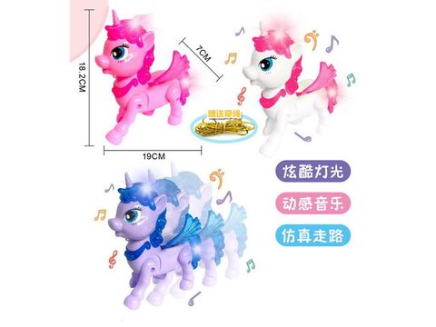 Electric walking unicorn
