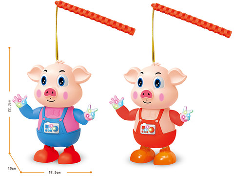 Dancing pig lantern