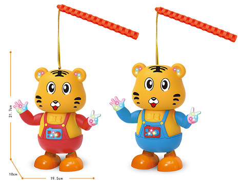 Dancing tiger lantern