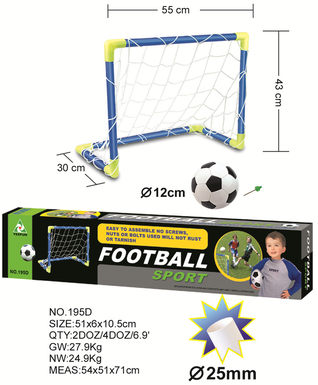 Medium-sized football goal