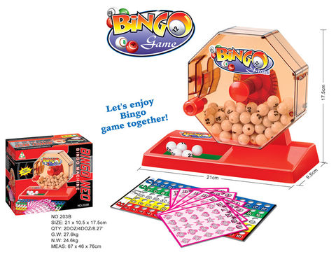 Lucky Bingo Machine 75 yards