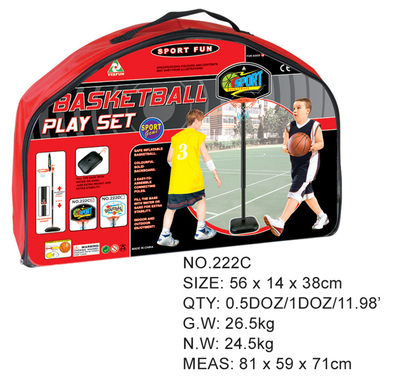 Black plastic basketball table
