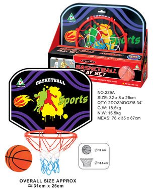 Black basketball board