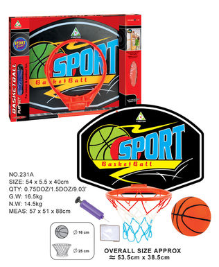 Black basketball board