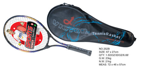 Aluminum alloy tennis racket