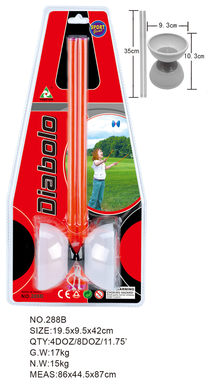 Small diabolo with plastic handle