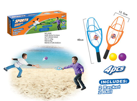 Throw, catch and racket in one