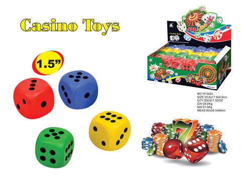 1.5 inch dot dice