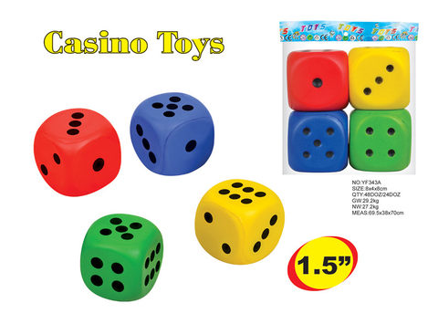 1.5 inch dot dice