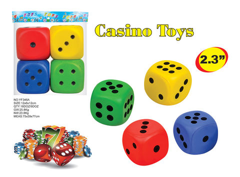 2.3 inch dot dice