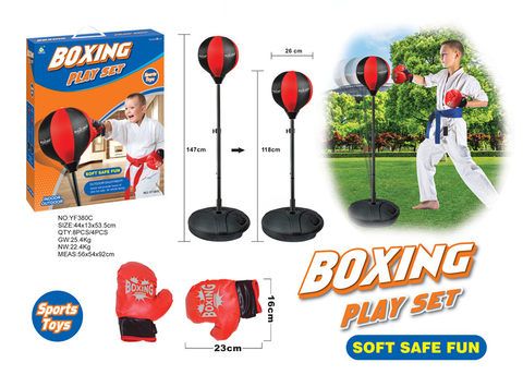 large upright boxing set