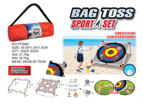 Dart target sandbag board