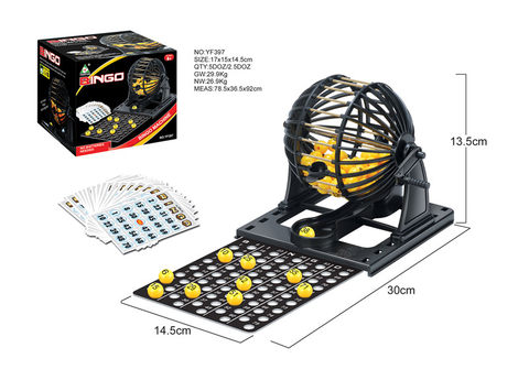 Lucky Bingo Machine 75 yards