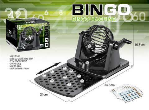 Lucky Bingo Machine 75 yards