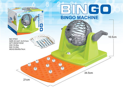 Lucky Bingo Machine 75 yards
