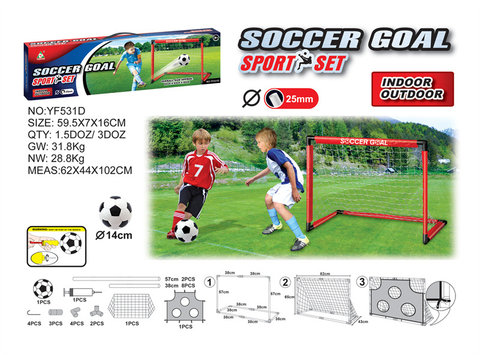 Set football goal