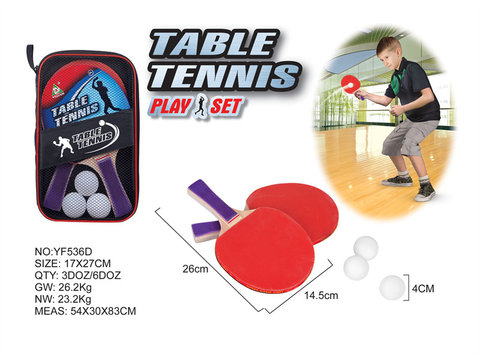 Table tennis bat with wooden handle