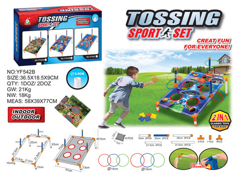 UFO sandbag board 2-in-1 sports toy