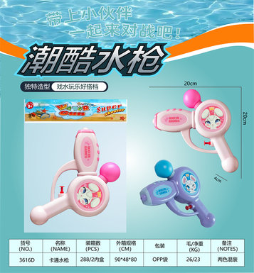 Cartoon water gun toys summer toys