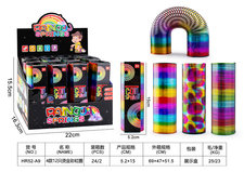 4款12只烫金彩虹圈益智玩具