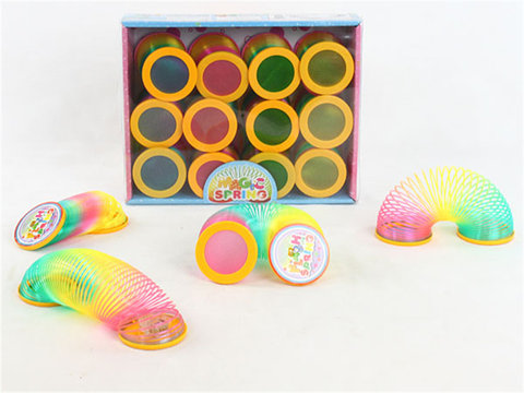 12 four-color colorful lighting rainbow circle educational toys