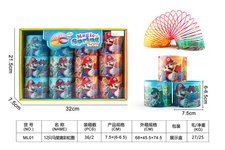 12只马里奥彩虹圈益智玩具
