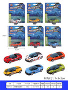 B款滑行合金赛车玩具 滑行玩具 合金玩具