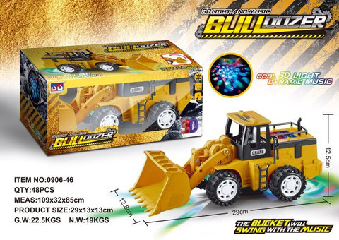 Electric excavator toys, children's educational toys, electric car toys.