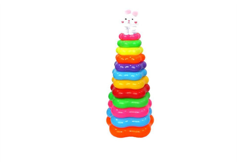 12-layer plum blossom ring rabbit