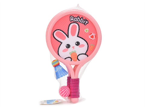 Round racket elastic flannel sports toy